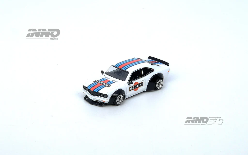 INNO64 1:64 Mazda Savanna RX3 Martini Racing Livery - Image 3