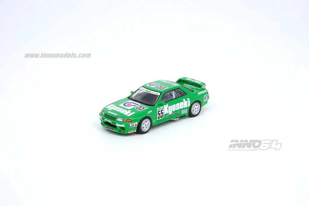 INNO64 1:64 Nissan Skyline GT-R (R32) 1992 #55 Nikko Kyoseki GP1 Plus JTC - Image 2