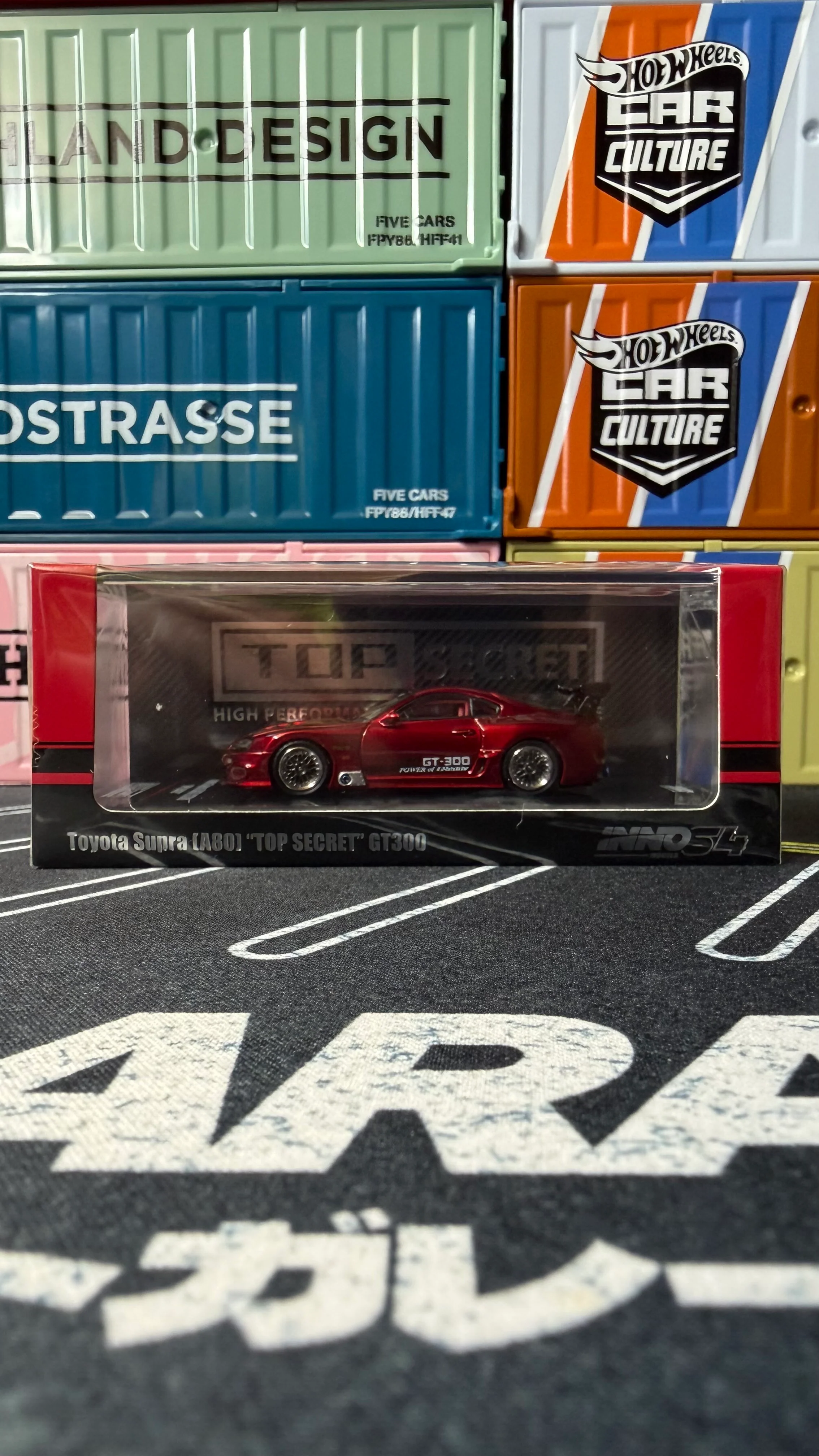 INNO64 Toyota Supra (A80) TOP SECRET GT300 Red - Image 2