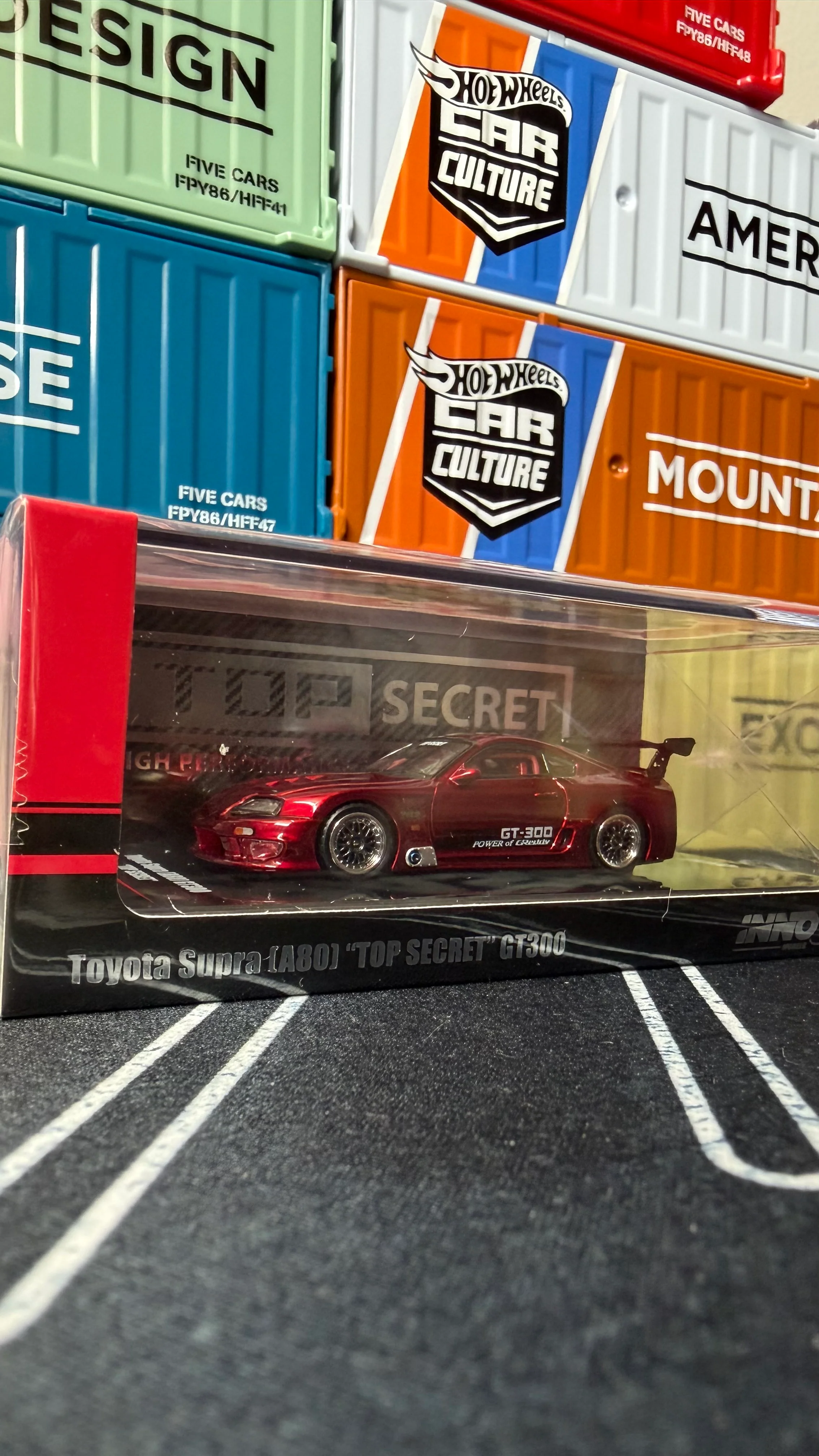 INNO64 Toyota Supra (A80) TOP SECRET GT300 Red - Image 3