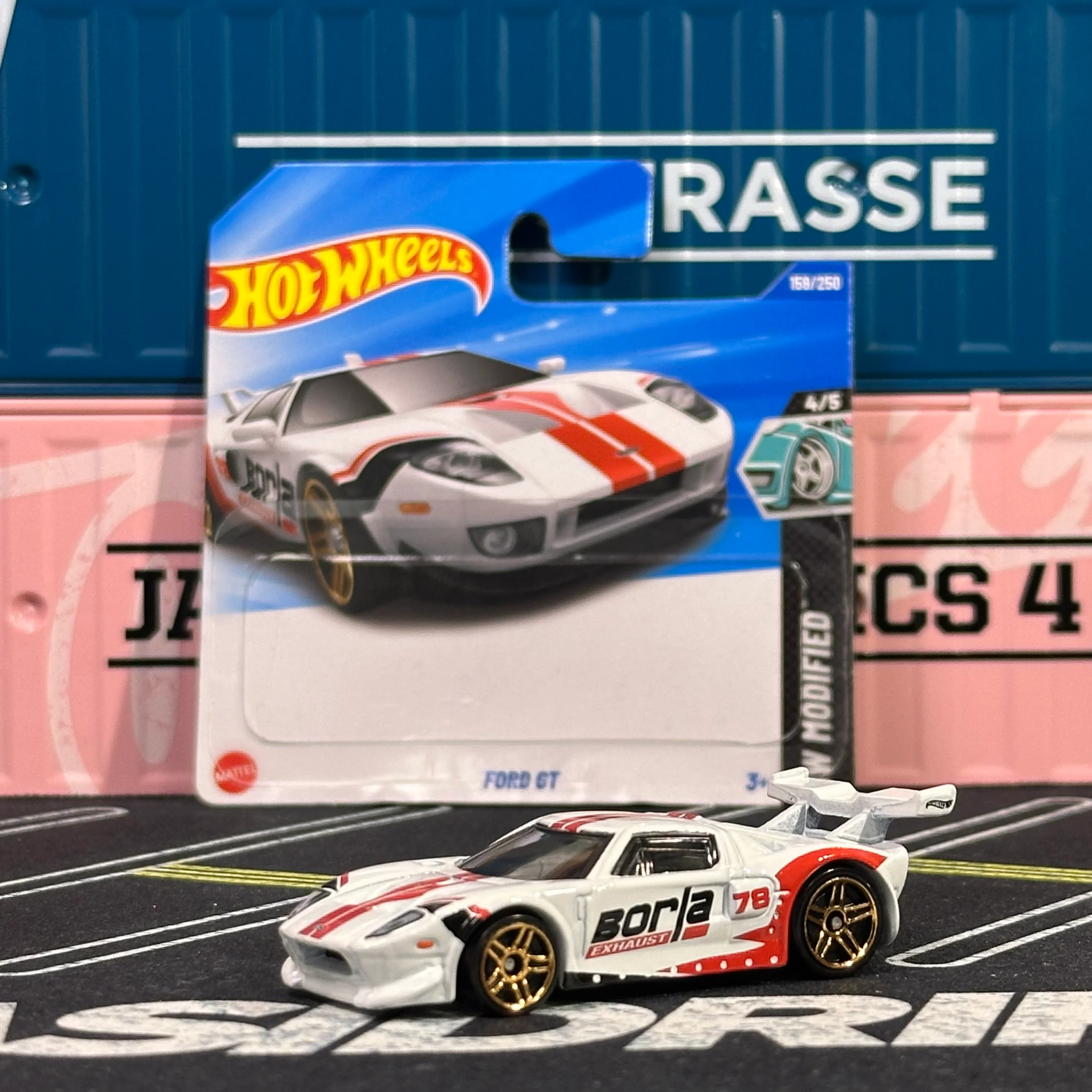 *loose** Hot Wheels 2025 Ford Gt Mainline 159/250 - Image 2