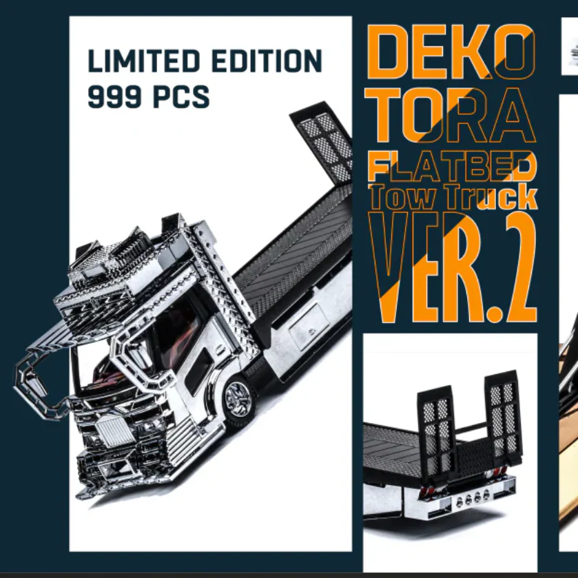 Micro Turbo 1:64 Dekotora Limited Edition Tow Truck - Image 2