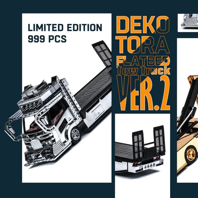 Micro Turbo 1:64 Dekotora Limited Edition Tow Truck - Image 6