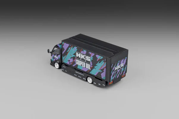 Micro Turbo HKS Custom Gull Wing Truck - Metallic Black - Image 4
