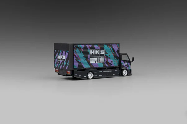 Micro Turbo HKS Custom Gull Wing Truck - Metallic Black - Image 6