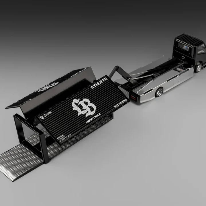 Micro Turbo 1:64 Liberty Walk AIT Custom Limited Edition Gull Wing Truck - Image 8