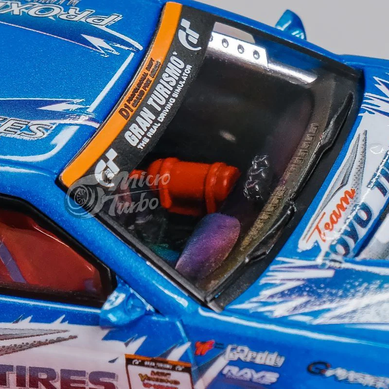 MICRO TURBO 1:64 Nissan 180SX Toyo Tires Drift - Image 5