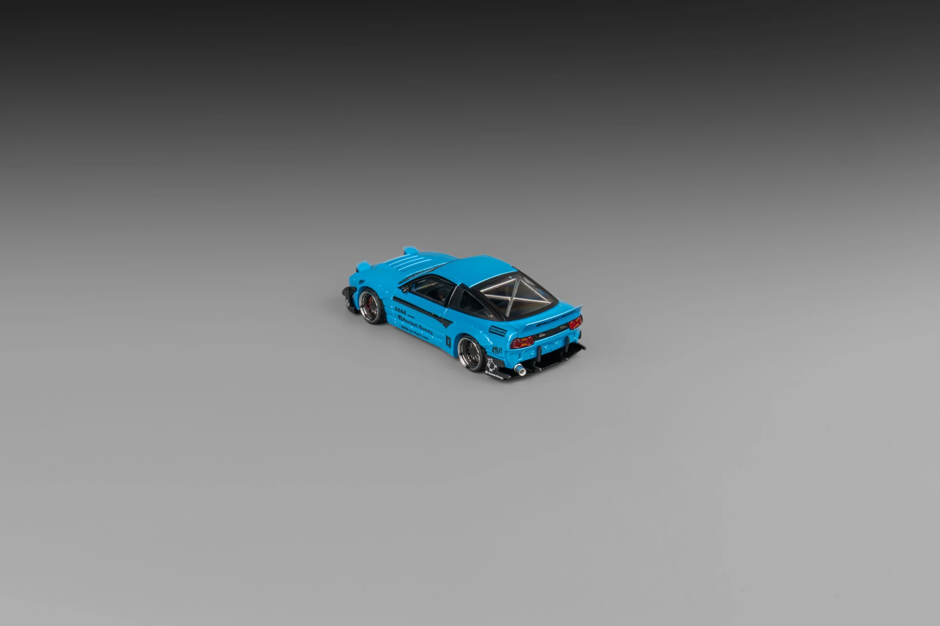 Micro Turbo Rocket Bunny 180SX Aero V2 - Metal Blue - Image 6