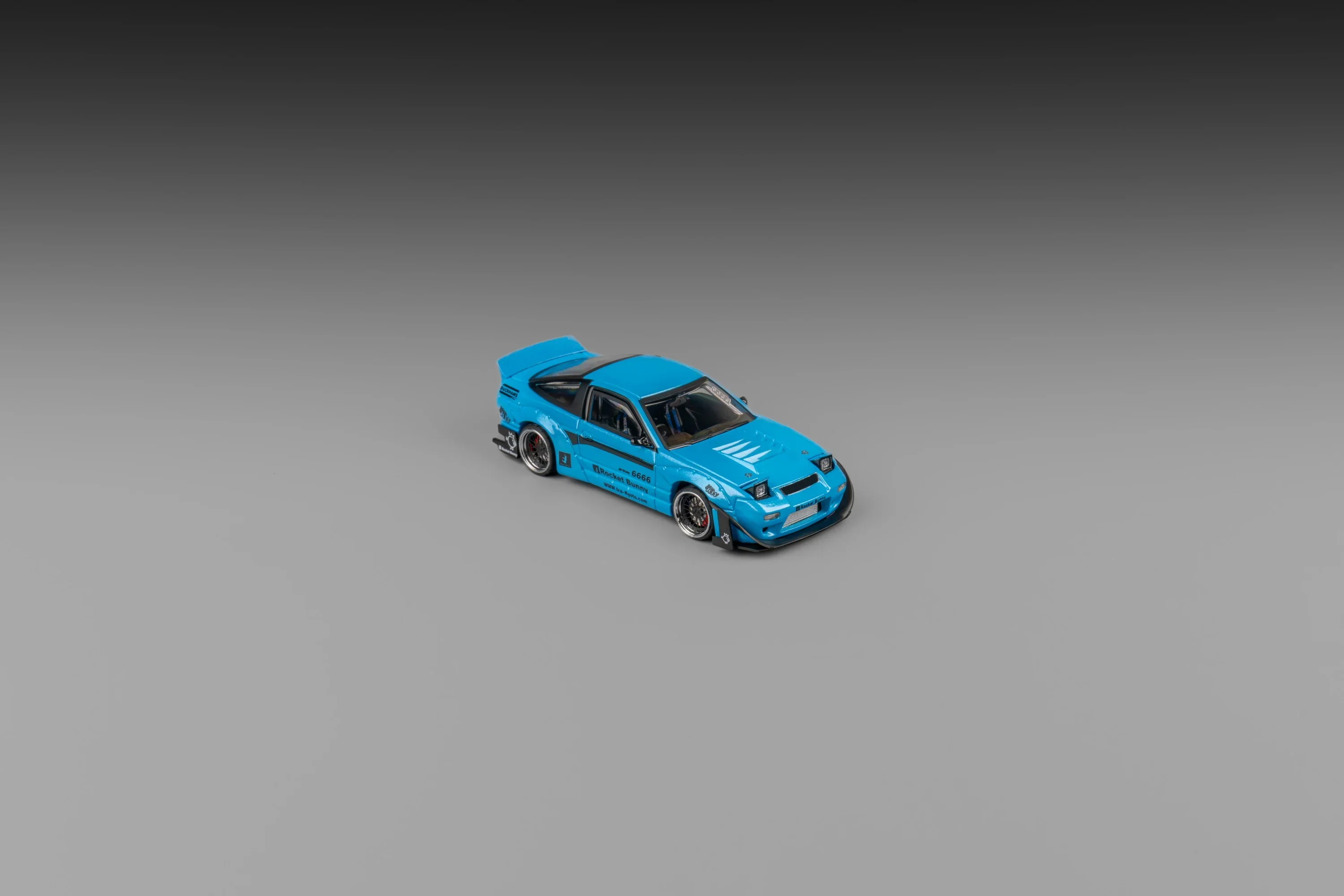 Micro Turbo Rocket Bunny 180SX Aero V2 - Metal Blue - Image 7