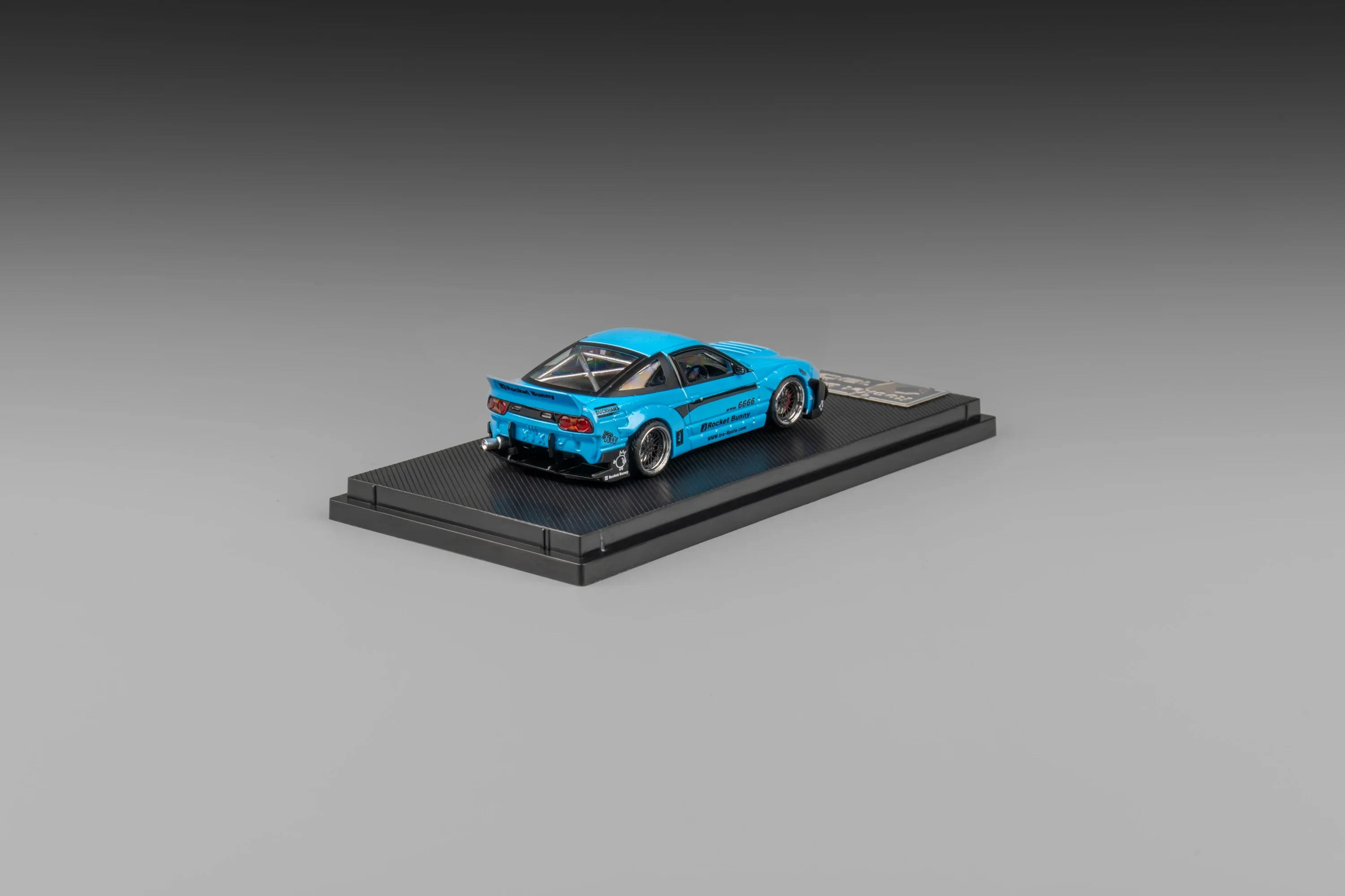 Micro Turbo Rocket Bunny 180SX Aero V2 - Metal Blue - Image 9