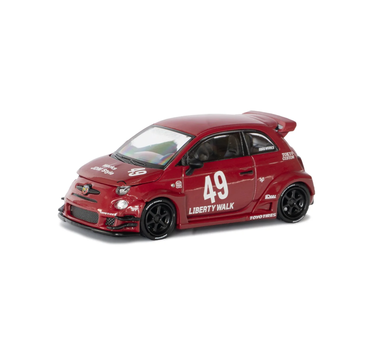 Mini GT 1:64 LBWK Abas Works Abarth 595 Store Exclusive - Image 3