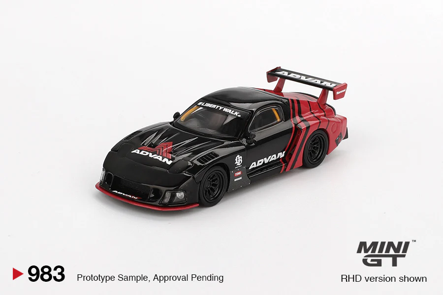 Mini GT 1:64 Mazda RX-7 LB-Super Silhouette Advan #983 - Image 3