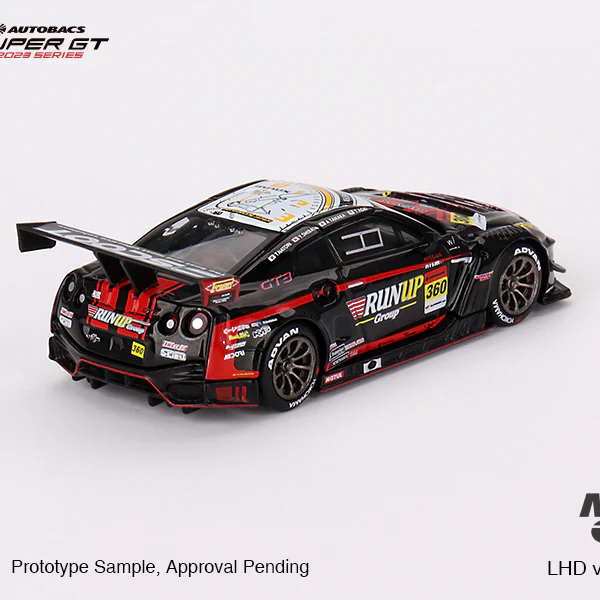 Mini GT 1:64 Nissan GT-R NISMO GT3 "RUNUP RIVAUX GT-R" TOMEI SPORTS 2023 SUPER GT SERIES #754 - Image 2