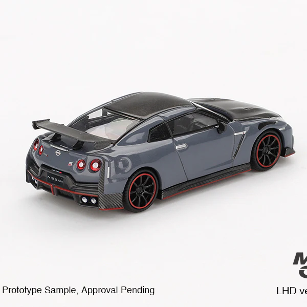 Mini GT 1:64 Nissan GT-R R35 Nismo Stealth Grey #868 - Image 2