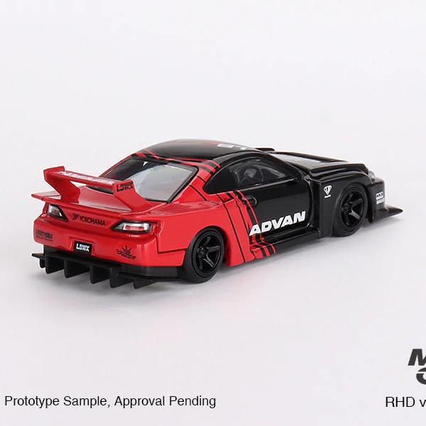 Mini GT Nissan LB-Super Silhouette S15 Silvia ADVAN #649 - Image 3