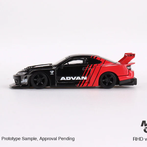 Mini GT Nissan LB-Super Silhouette S15 Silvia ADVAN #649 - Image 4