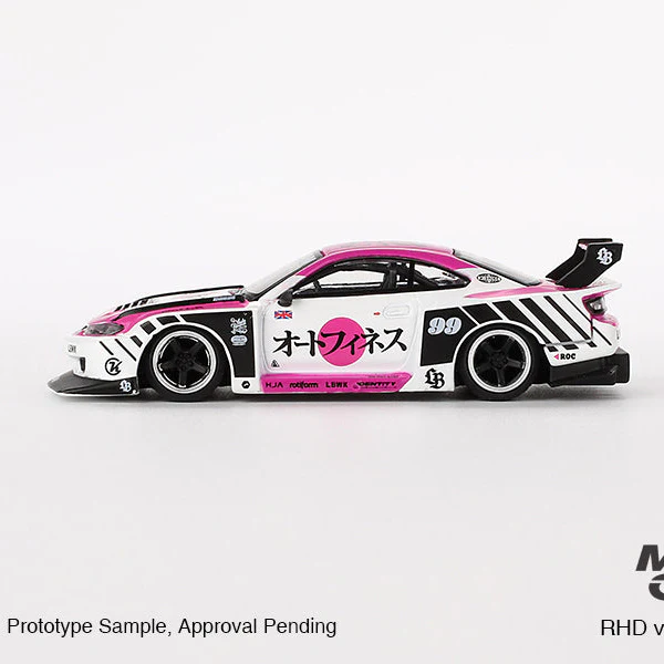 Mini GT Nissan LB-Super Silhouette S15 Silvia Auto Finesse SEMA 2023 #781 Blister Pack - Image 4