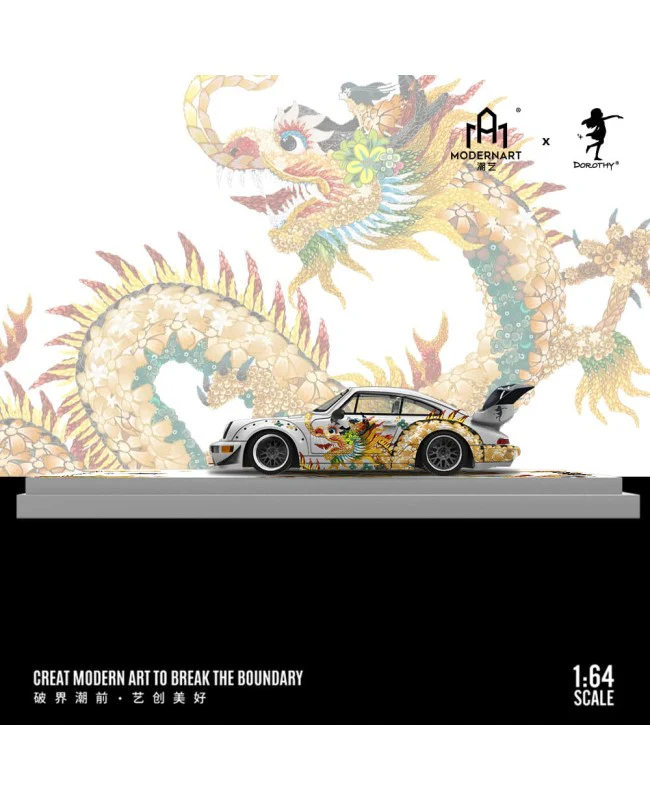 Modern Art x Dorothy 1:64 Porsche RWB 964 Flower Dragon - Image 4