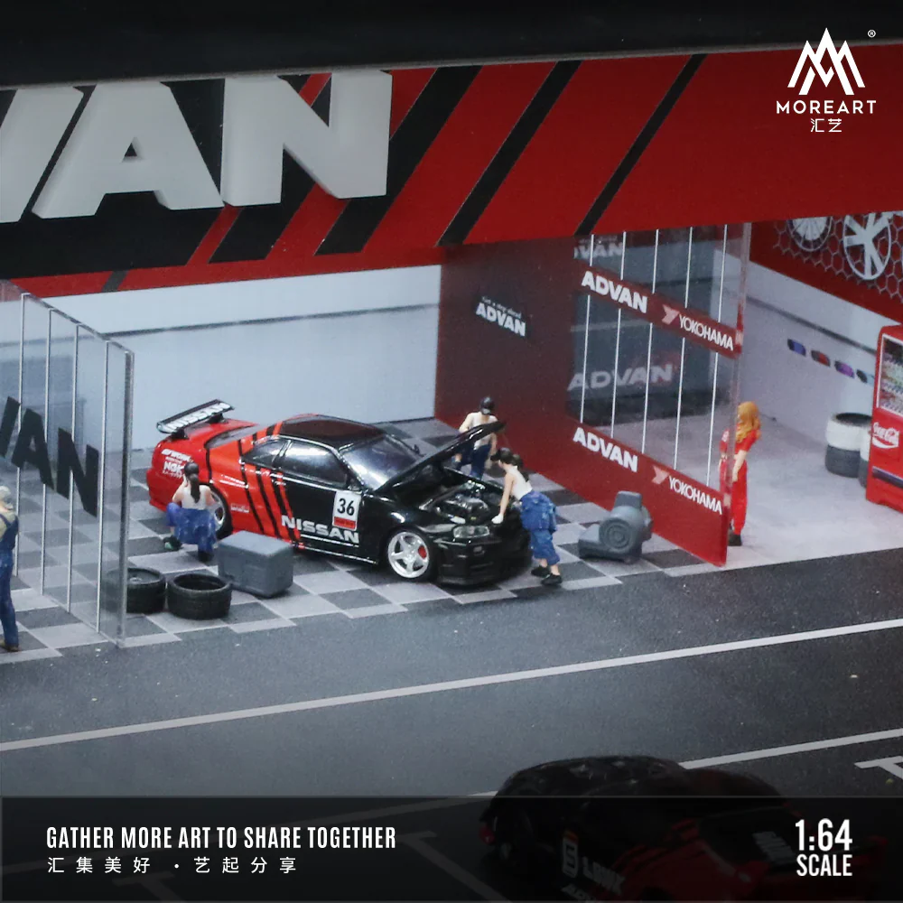 MOREART Advan Workshop 1:64 Diorama with LED Lighting - Image 3