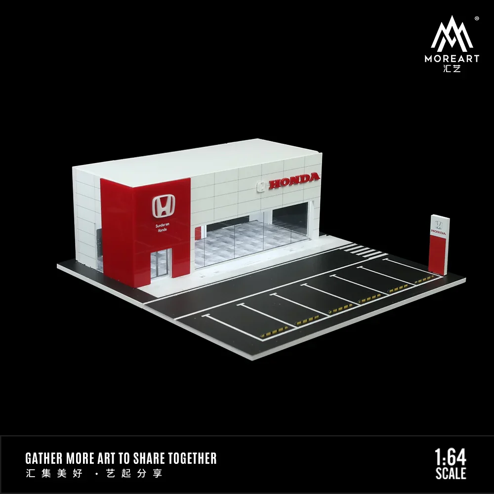 MOREART Honda Showroom 1:64 Diorama with LED Lighting - Image 6