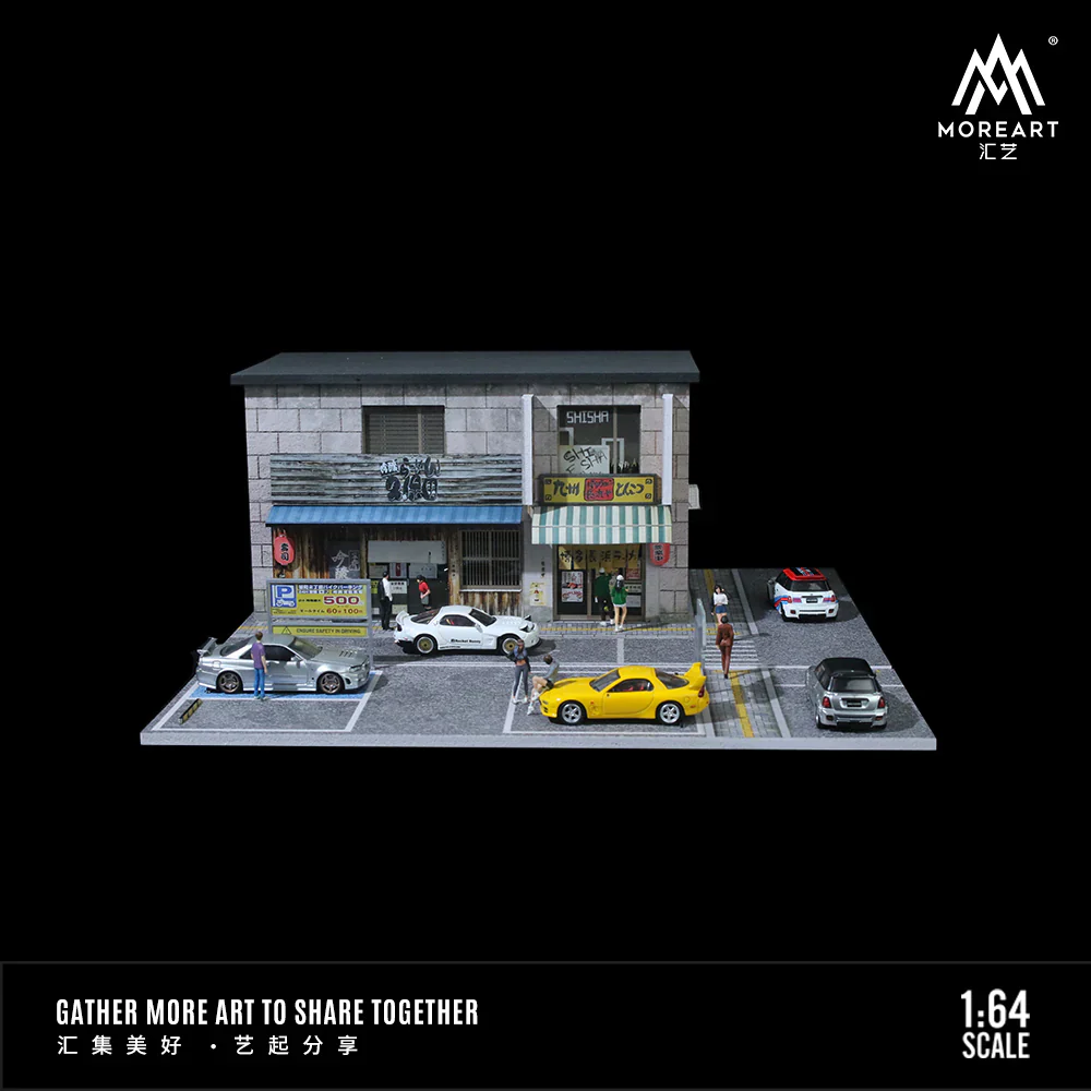 MOREART Kubota Restaurant Scene 1:64 Diorama with LED Lighting - Image 6