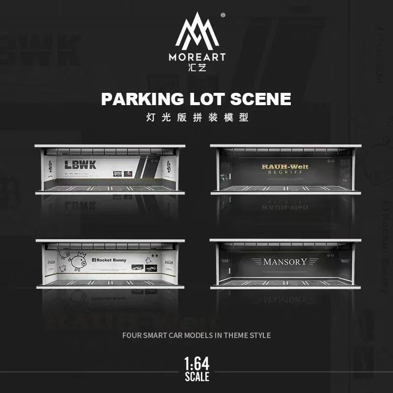 MOREART Mansory Light Assembly 1:64 Diorama with LED Lighting - Image 2