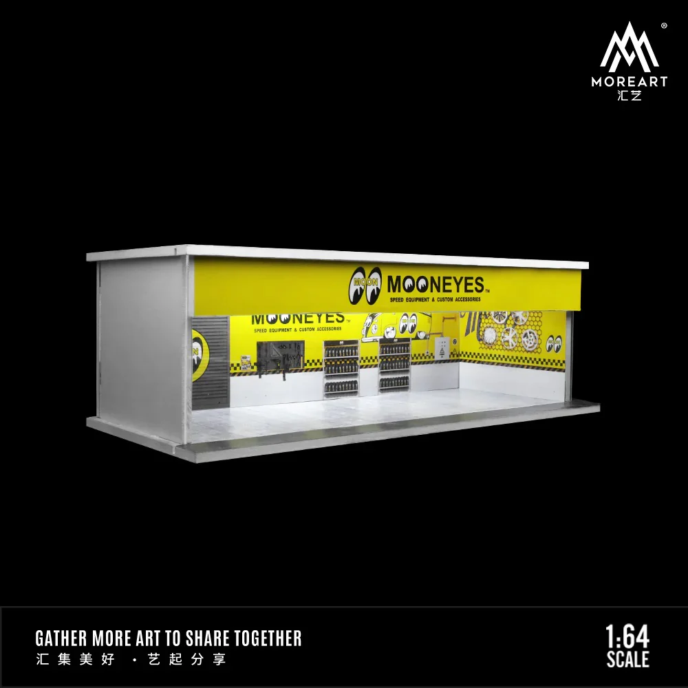 MOREART Mooneyes Light Assembly 1:64 Diorama with LED Lighting - Image 2