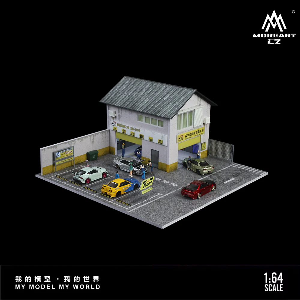 MOREART Morimoto Factory 1:64 Diorama with LED Lighting - Image 2
