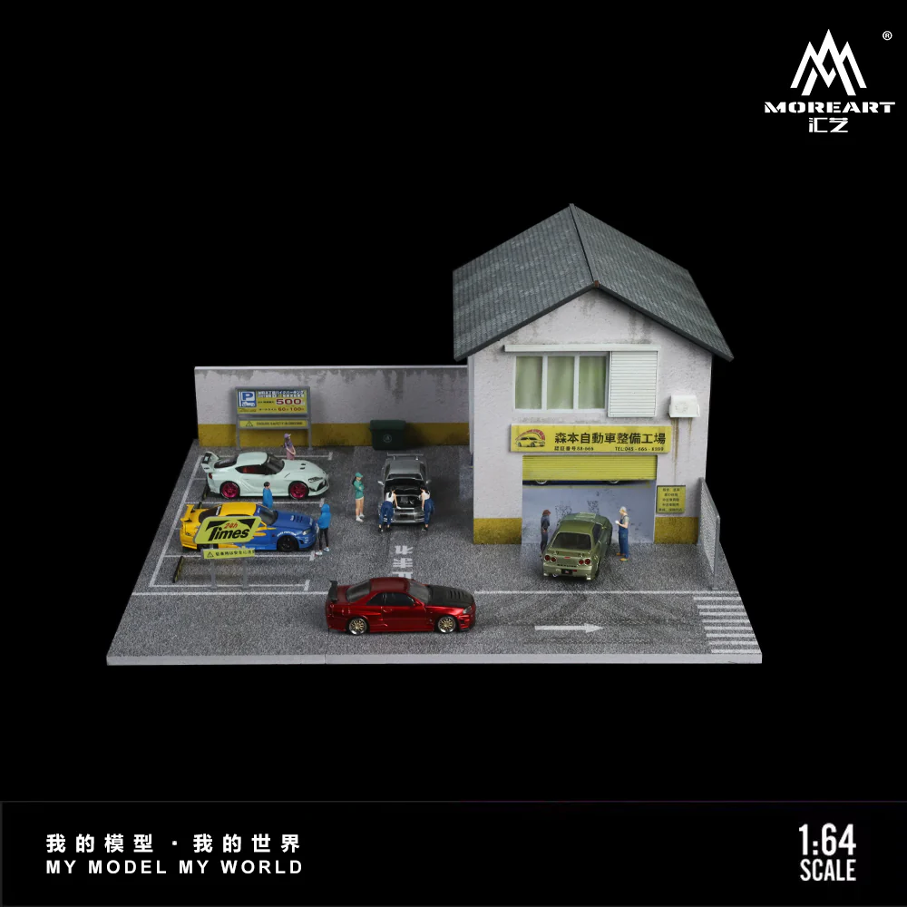 MOREART Morimoto Factory 1:64 Diorama with LED Lighting - Image 4