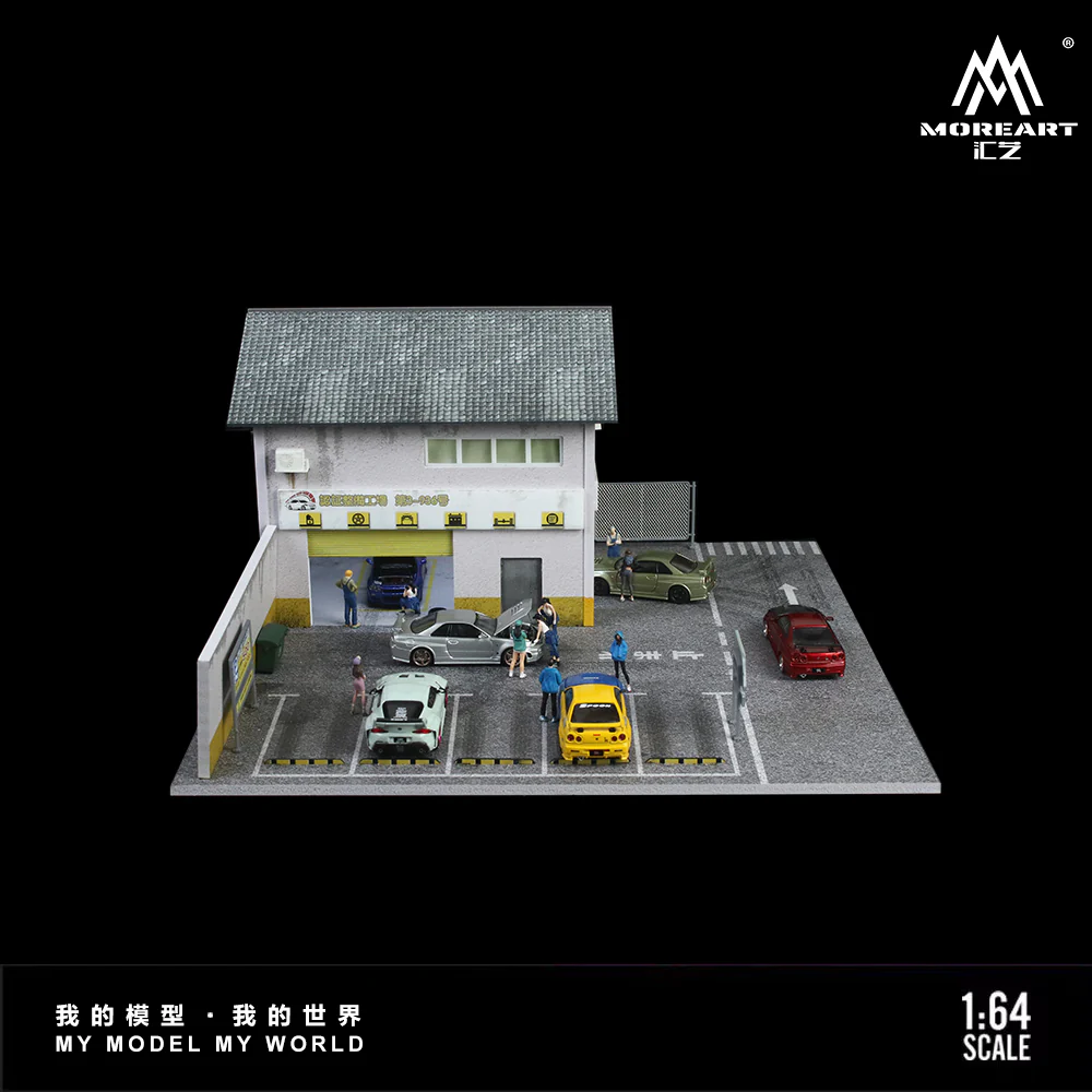 MOREART Morimoto Factory 1:64 Diorama with LED Lighting - Image 5