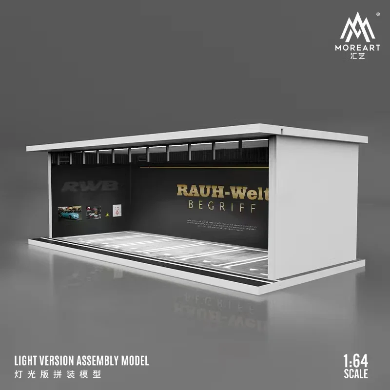 MOREART RWB Light Assembly 1:64 Diorama with LED Lighting - Image 2