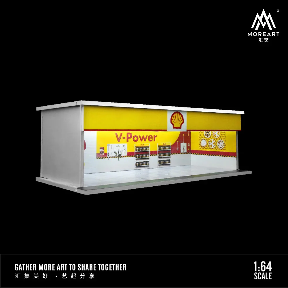 MOREART Shell Light Assembly 1:64 Diorama with LED Lighting - Image 2
