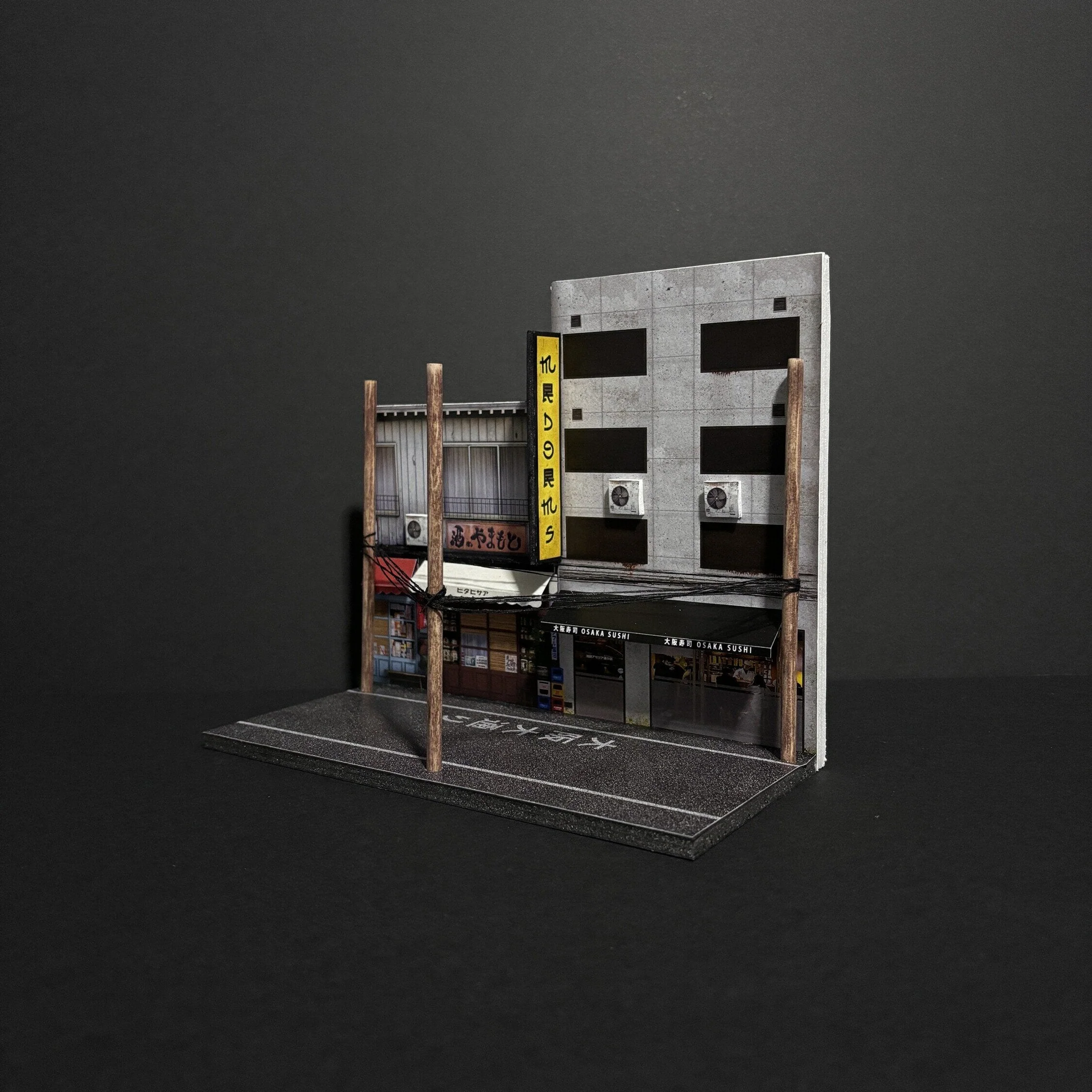 Mr Dioramas Osaka Japan V1 Street 1:64 Diorama Scene - Image 4
