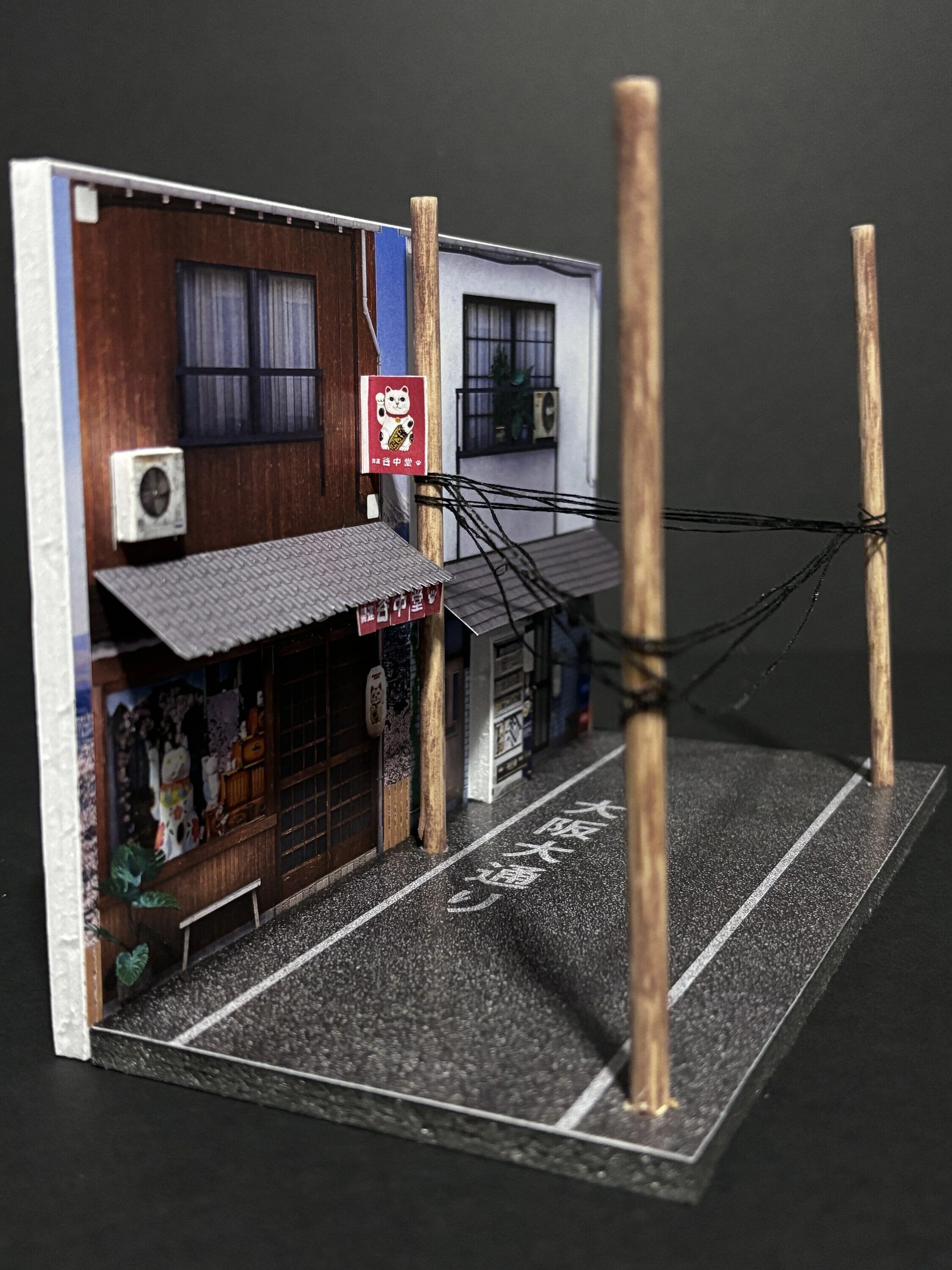 Mr Dioramas Osaka Japan V2 Street 1:64 Diorama Scene - Image 3