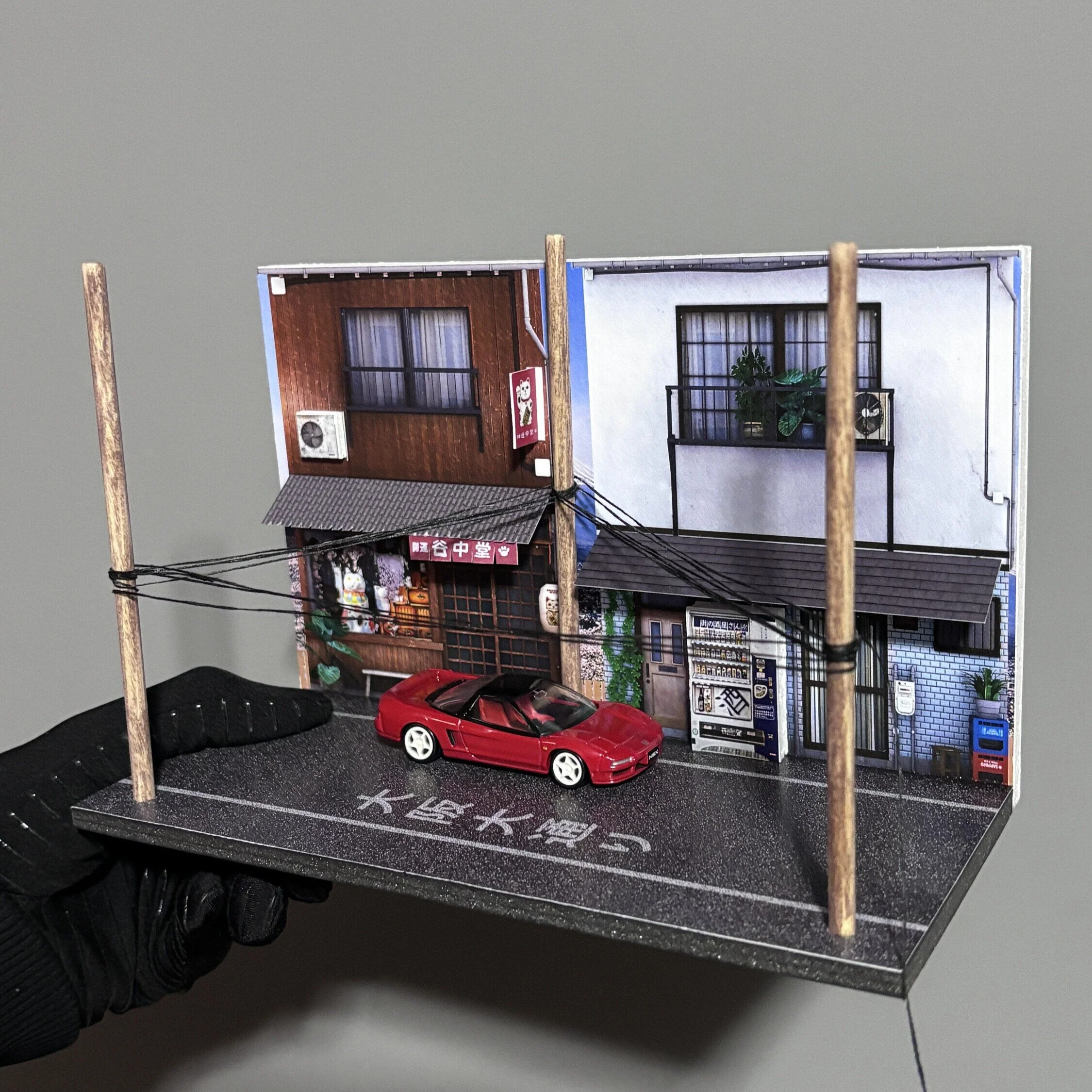 Mr Dioramas Osaka Japan V2 Street 1:64 Diorama Scene - Image 5