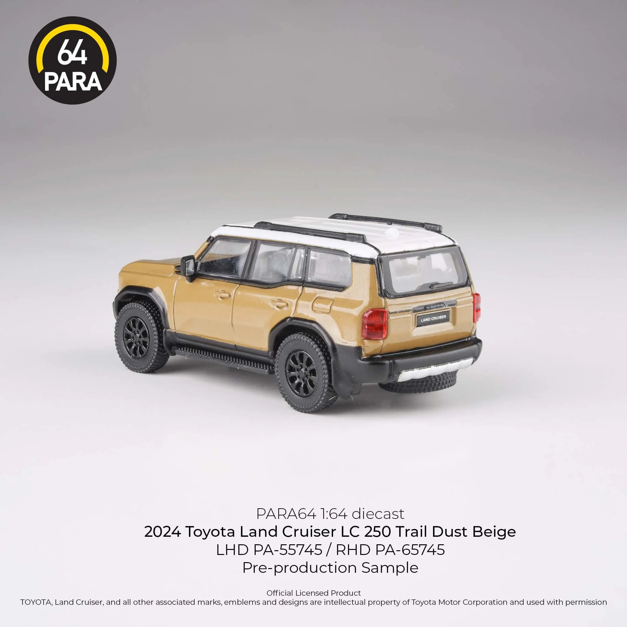 PARA64 1:64 2024 Toyota Landcruiser LC 250 Beige - Image 2
