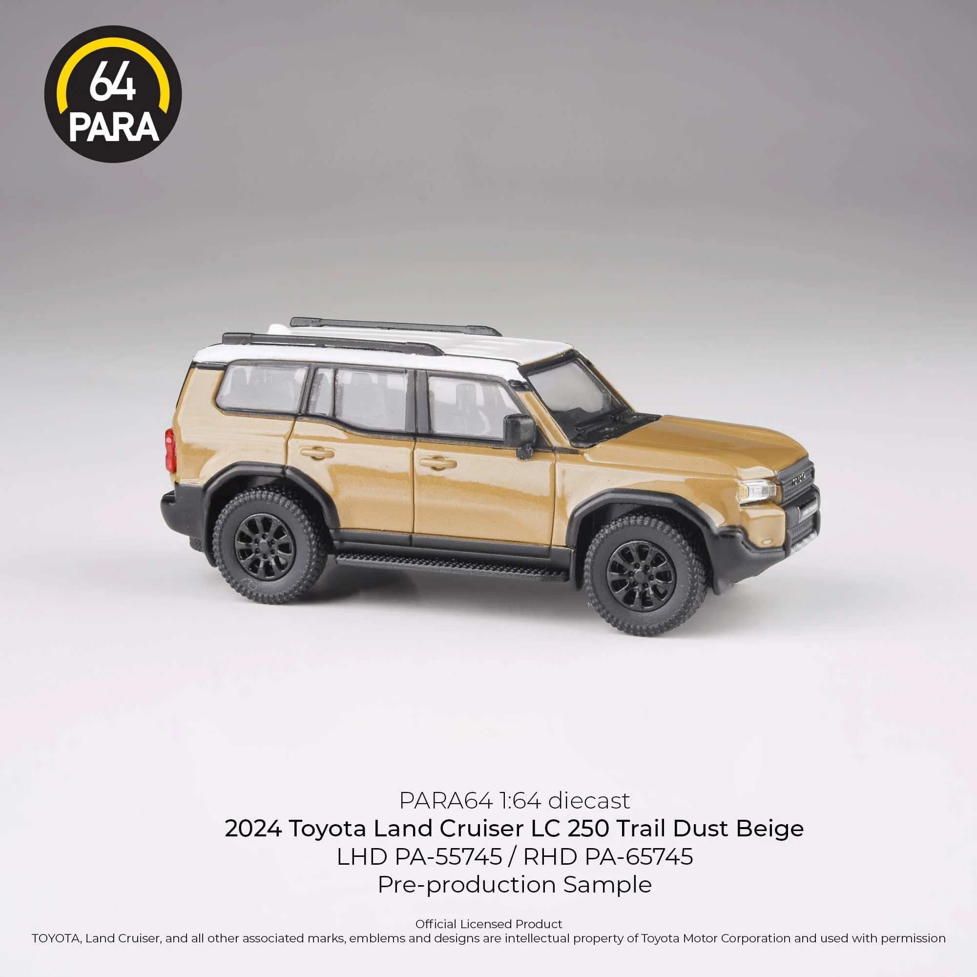 PARA64 1:64 2024 Toyota Landcruiser LC 250 Beige - Image 3