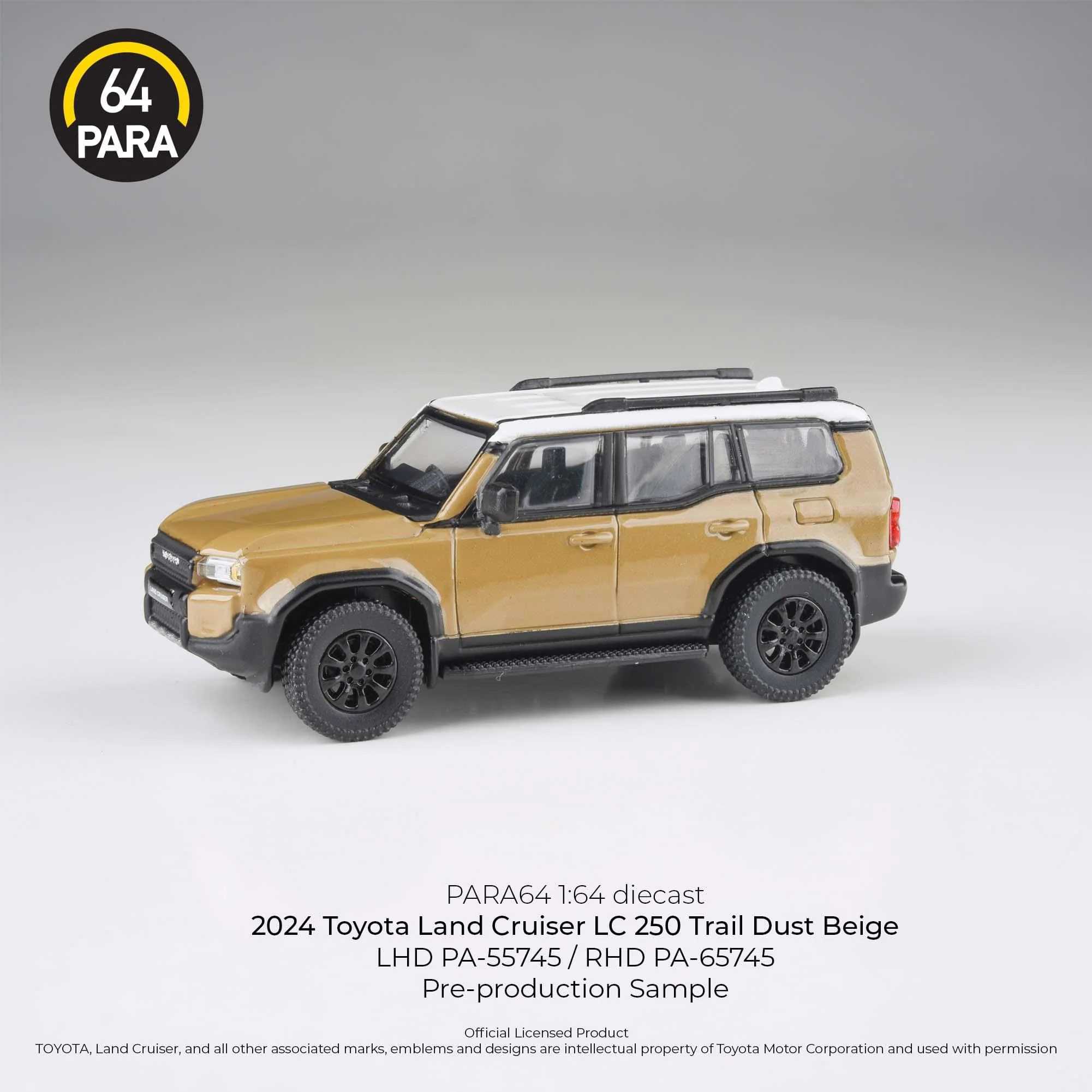 PARA64 1:64 2024 Toyota Landcruiser LC 250 Beige - Image 4