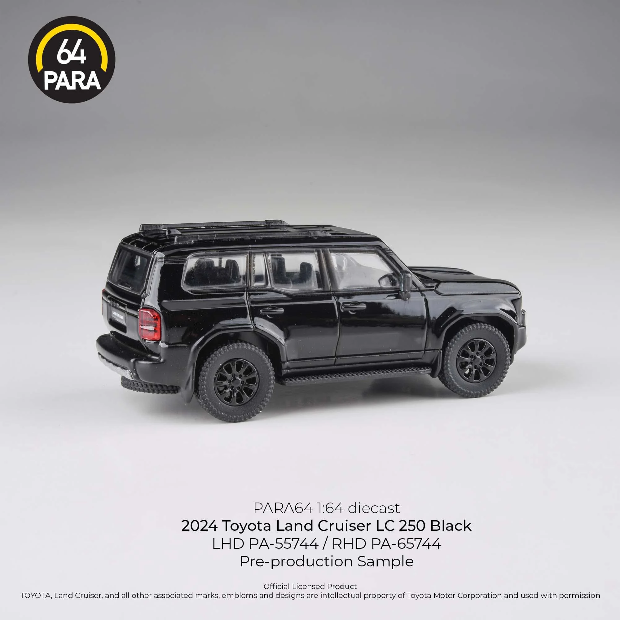 PARA64 1:64 2024 Toyota Landcruiser LC 250 Black - Image 2