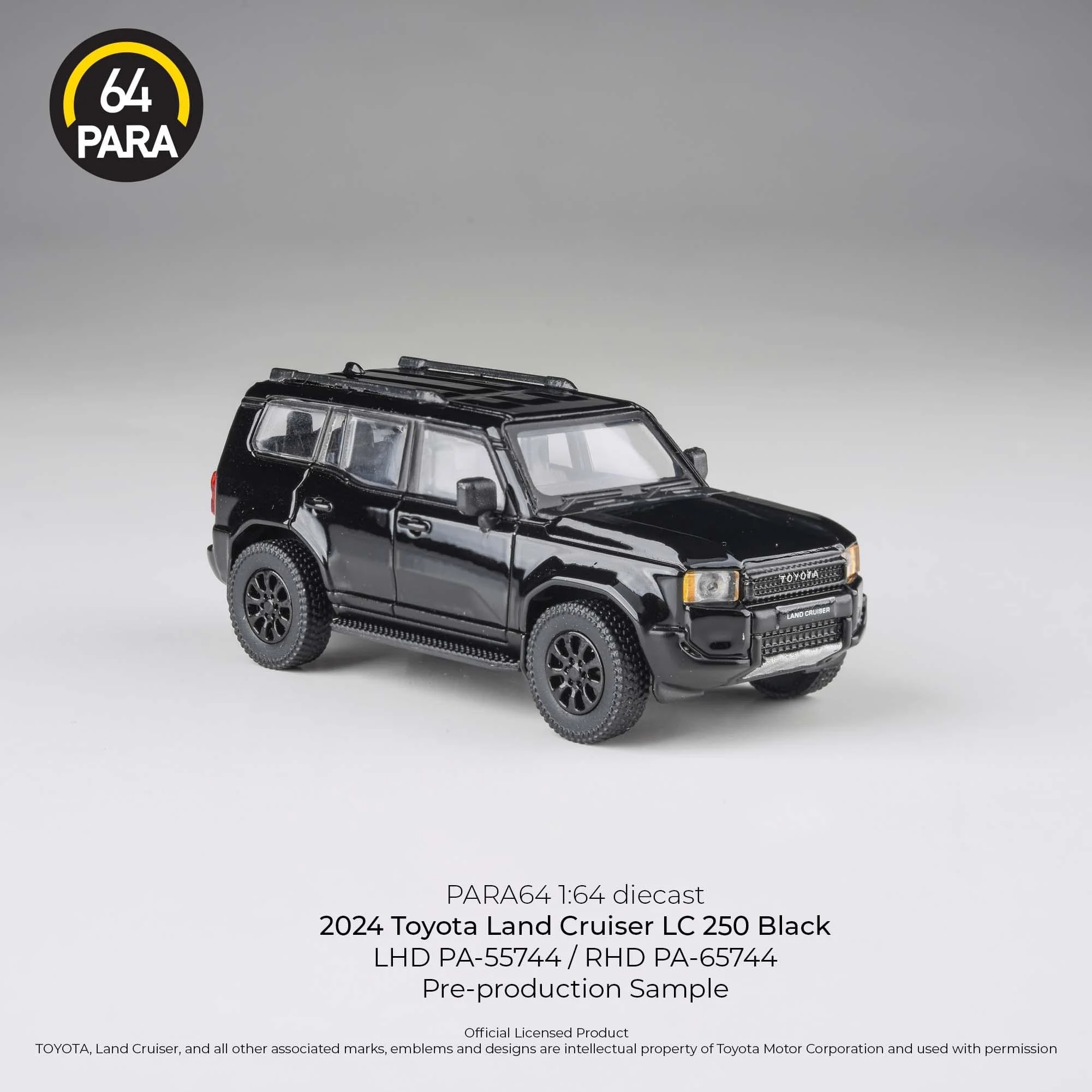 PARA64 1:64 2024 Toyota Landcruiser LC 250 Black - Image 3