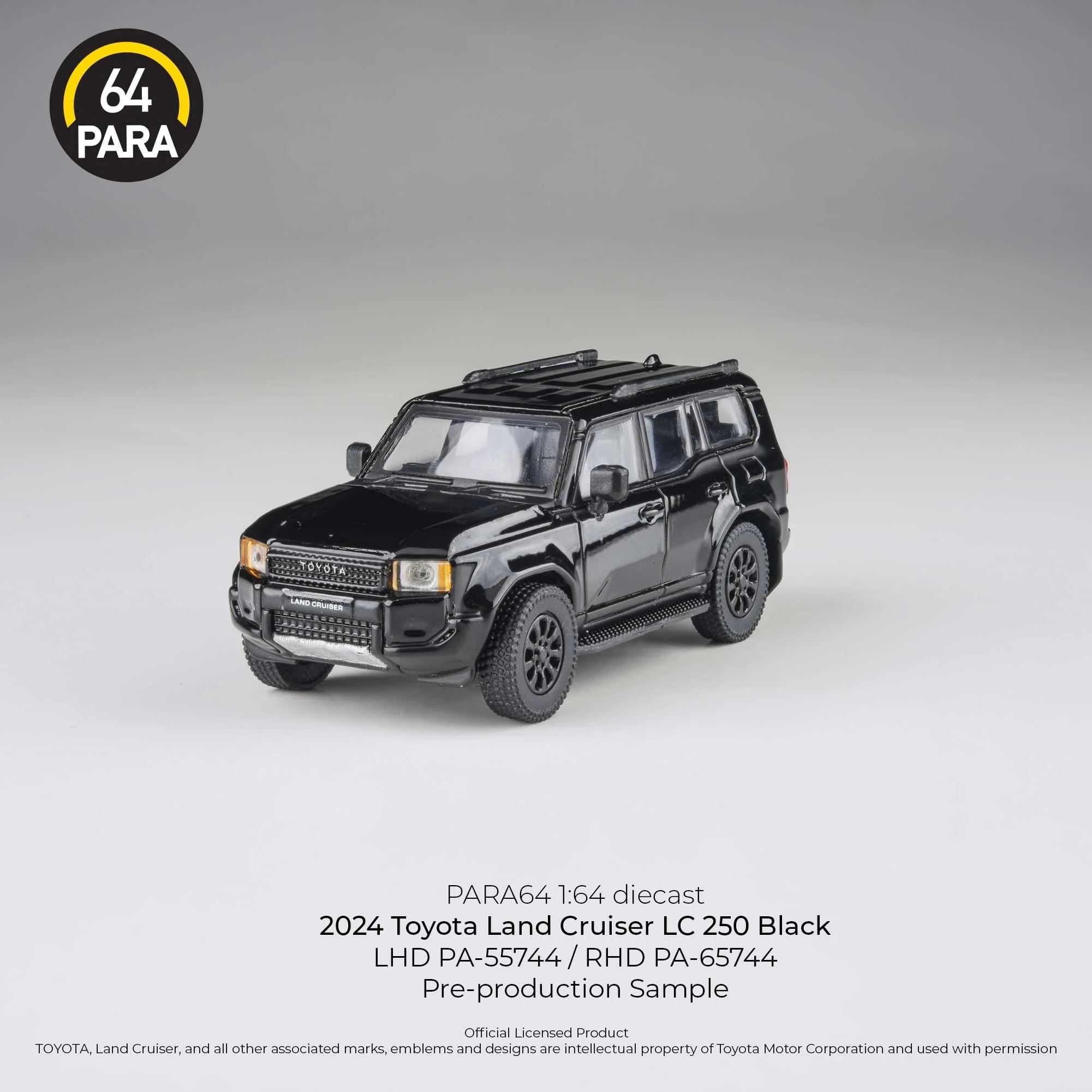 PARA64 1:64 2024 Toyota Landcruiser LC 250 Black - Image 4