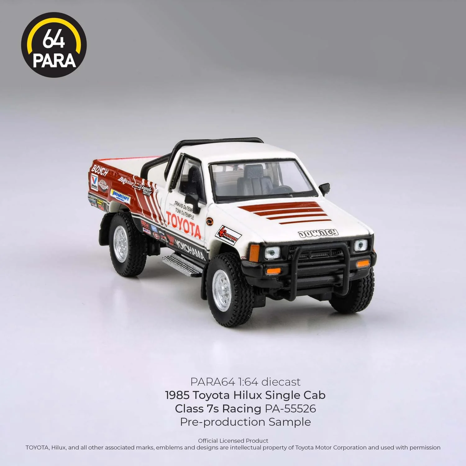 PARA64 1:64 1985 Toyota Hilux Single Cab Ute CLASS 7 RACING - Image 4