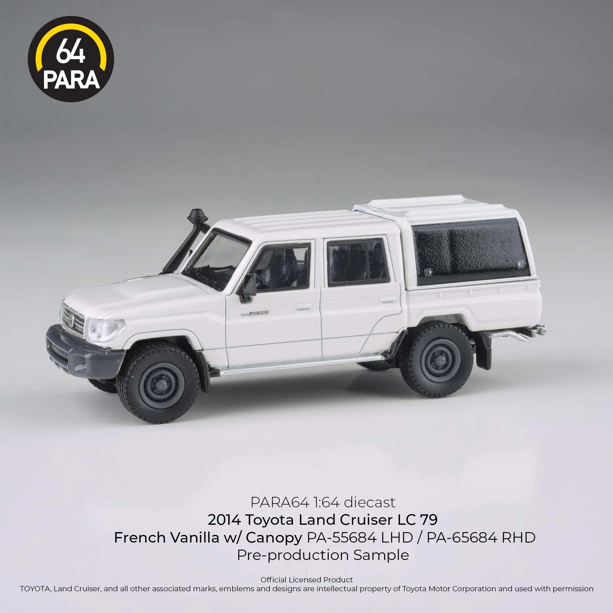 PARA64 1:64 2012 Toyota Landcruiser LC 79 Dual Cab + Canopy - Image 3