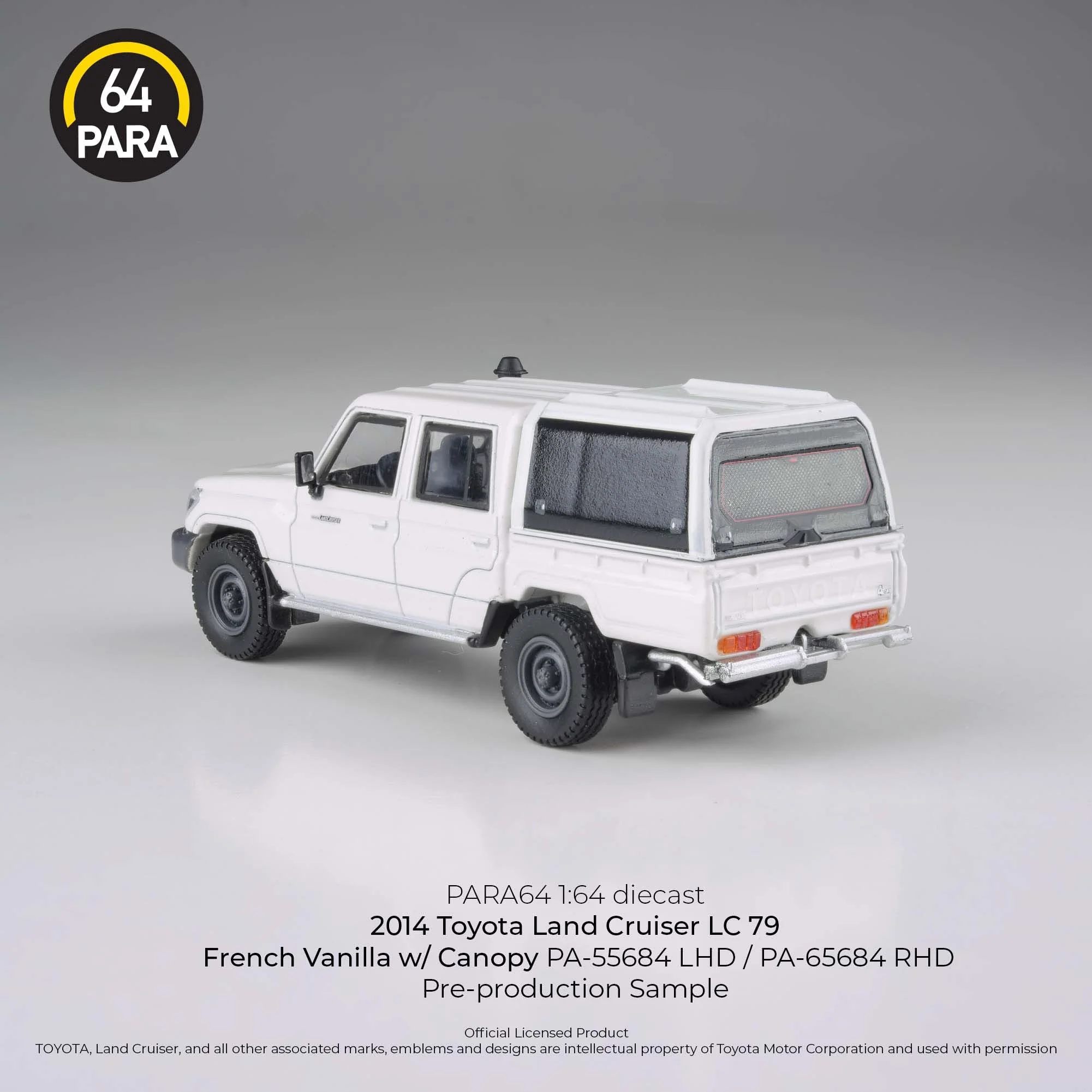 PARA64 1:64 2012 Toyota Landcruiser LC 79 Dual Cab + Canopy - Image 4