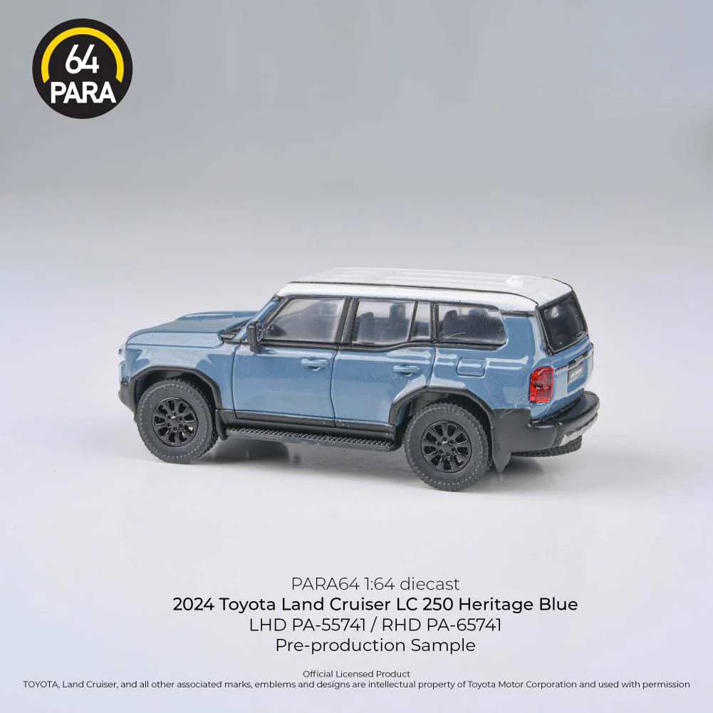 PARA64 1:64 2024 Toyota Landcruiser LC250 Heritage Blue - Image 3