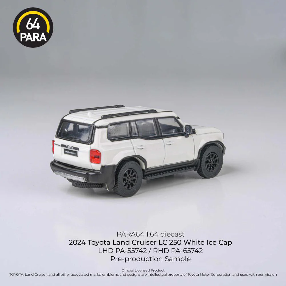 PARA64 1:64 2024 Toyota Landcruiser LC250 White Ice Cap - Image 2