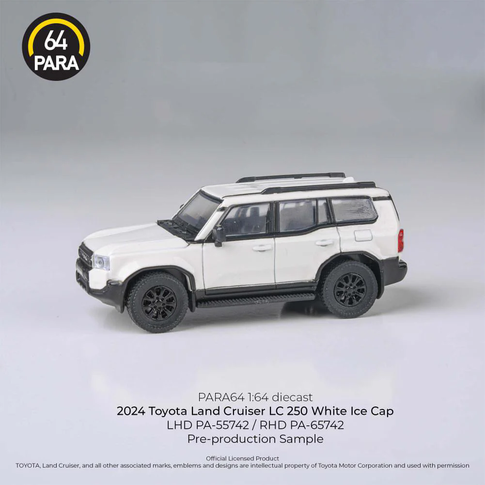 PARA64 1:64 2024 Toyota Landcruiser LC250 White Ice Cap - Image 3