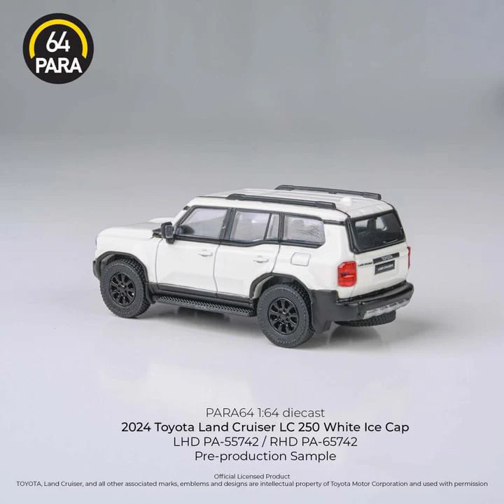 PARA64 1:64 2024 Toyota Landcruiser LC250 White Ice Cap - Image 4