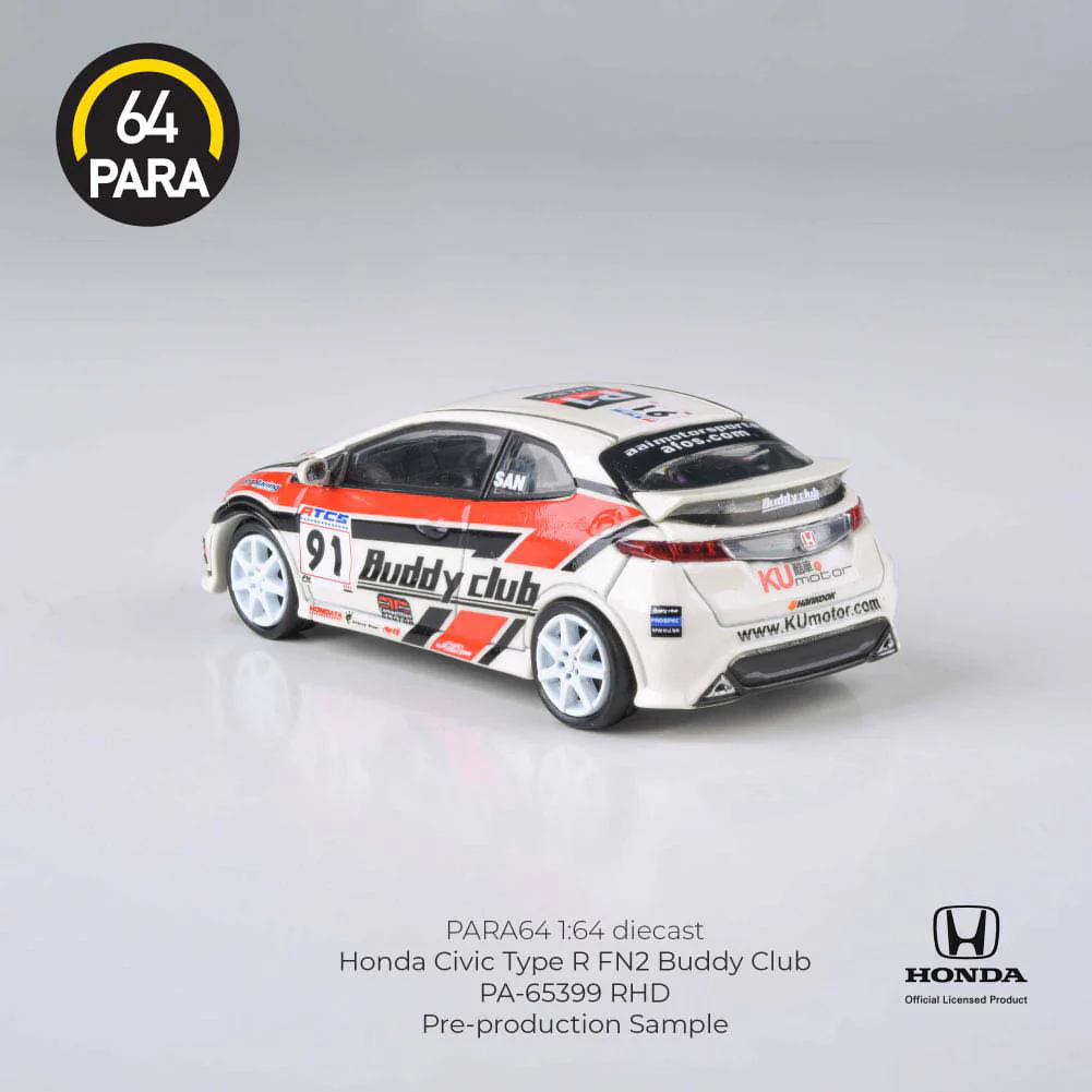 PARA64 1:64 Honda Civic Type R FN2 Buddy Club - Image 4