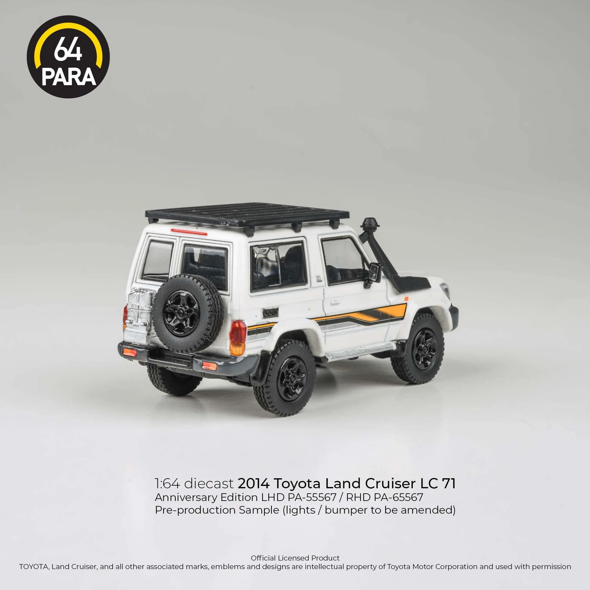 PARA64 2014 Toyota Landcruiser LC71 3 door White Anniversary Edition - Image 2